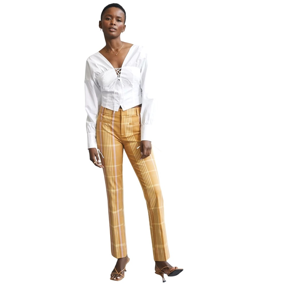 Anthropologie Maeve Kick-Flare Pants‎ Size 2